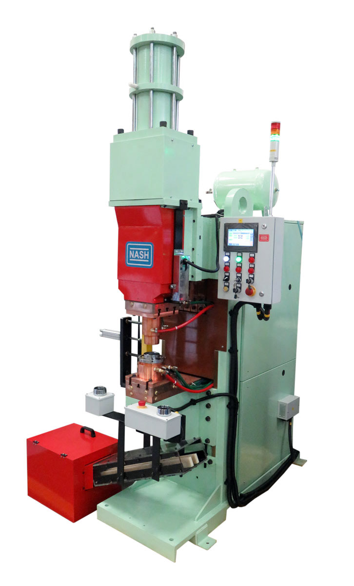 300 KVA MFDC Projection Welding Machine with Rejection Bin