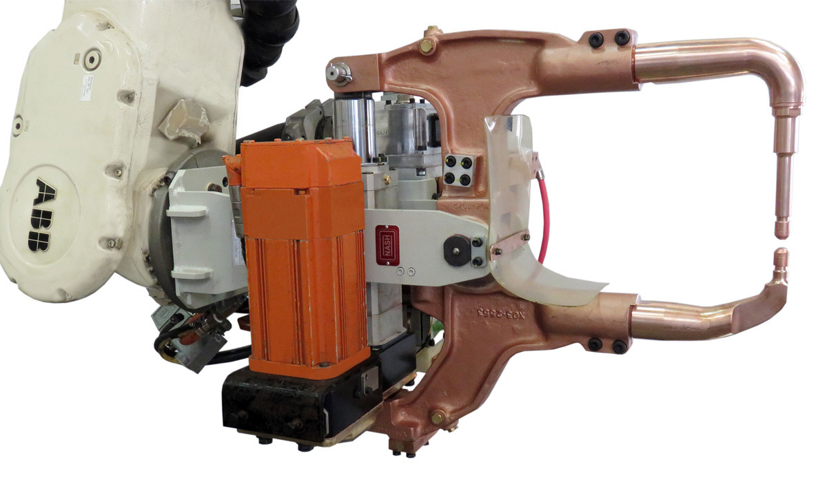 Belt Driven Electric Servo MFDC Robotic X Type Gun